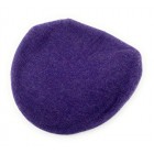 Traditional Tweed Flat Cap -100% Wool - Purple Herringbone - Large
